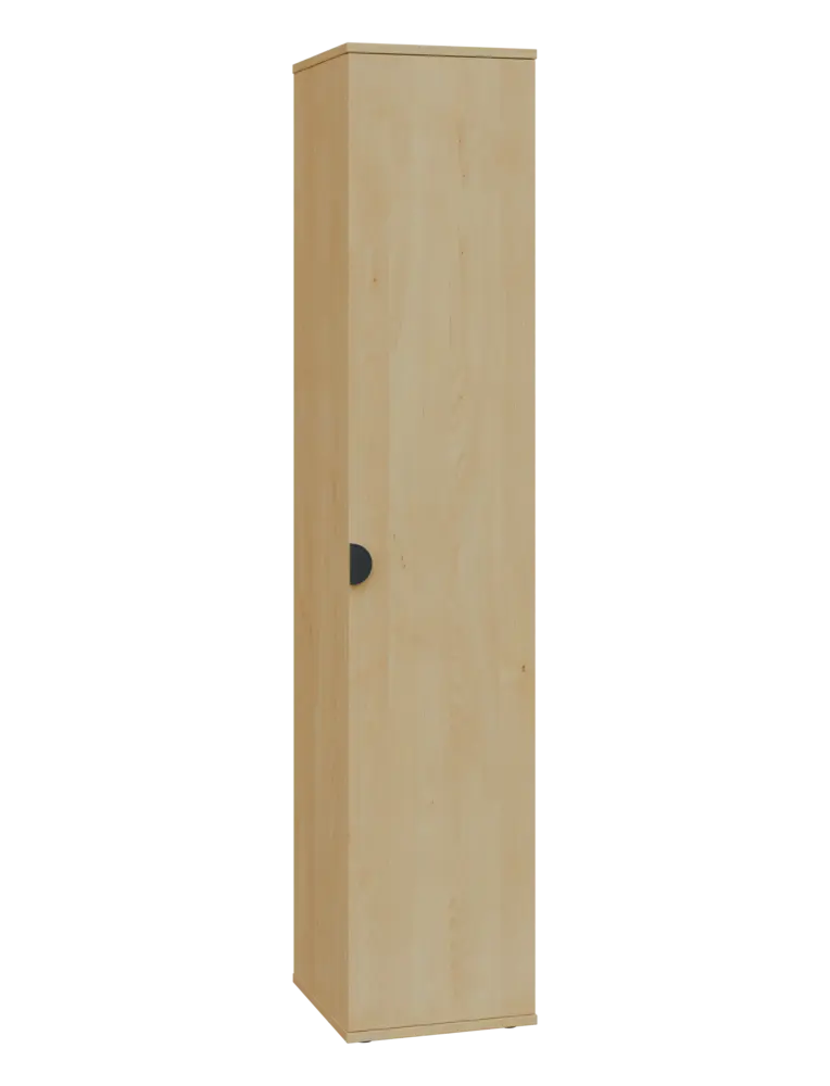 TN 5 - 3D kancelářská skříň, 1-dveřová, pravá, 1822x360x400, javor horský